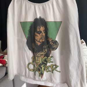 Bootleg Alice Cooper Tour Baseball Tee